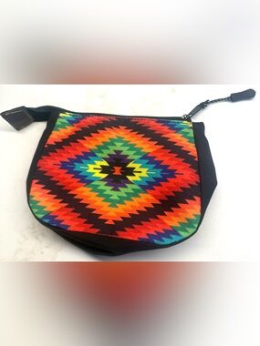 Southwest Print Cosmetic Pouch Travel Jewelry Organizer NWOT